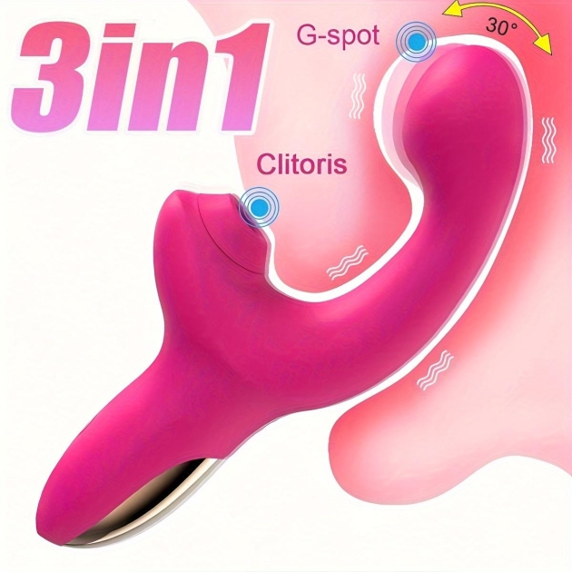 Clitoral Suction Cup Dildo Vibrator