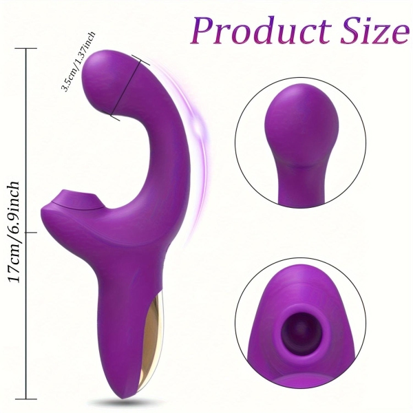Clitoral Suction Cup Dildo Vibrator - Image 4