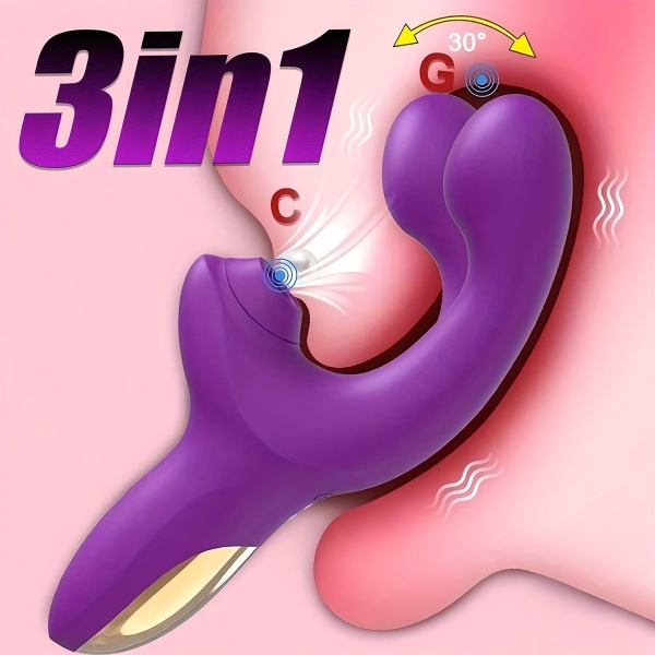 Clitoral Suction Cup Dildo Vibrator - Image 3