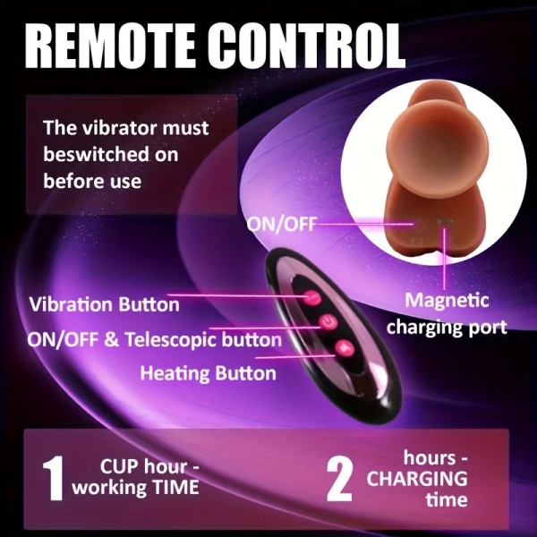Silicone Dildo Vibrator - Image 6
