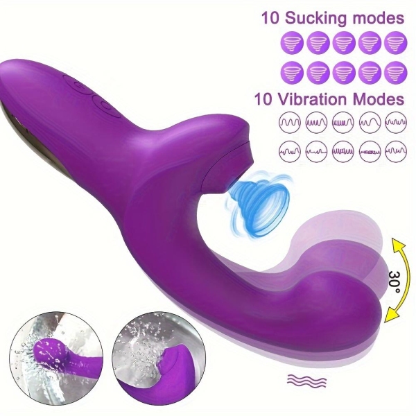 Clitoral Suction Cup Dildo Vibrator - Image 5