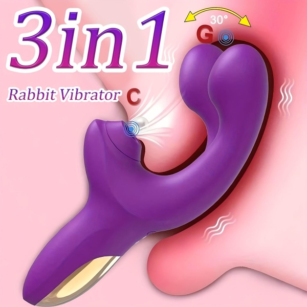 Clitoral Suction Cup Dildo Vibrator - Image 2