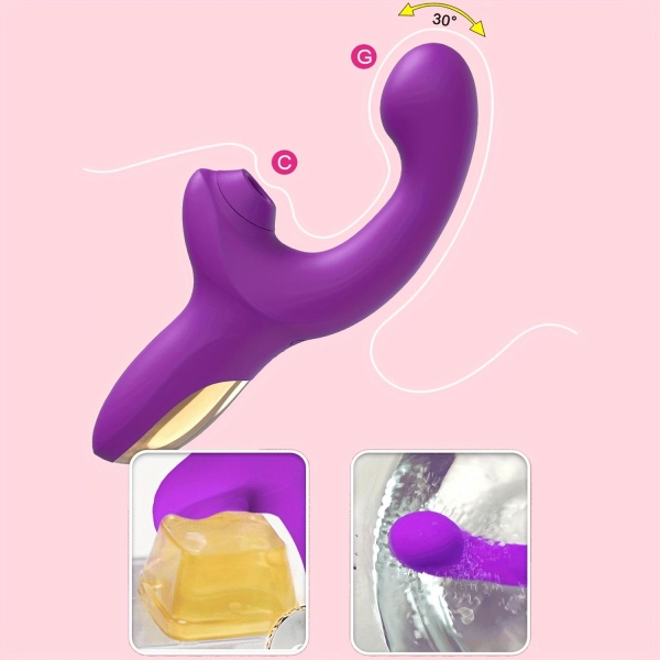 Clitoral Suction Cup Dildo Vibrator - Image 8