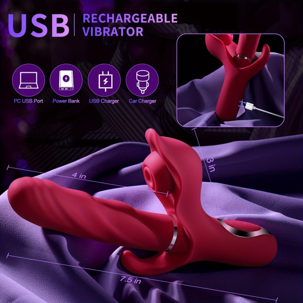 3 in 1 Female Masturbation Vibrator - Image 9